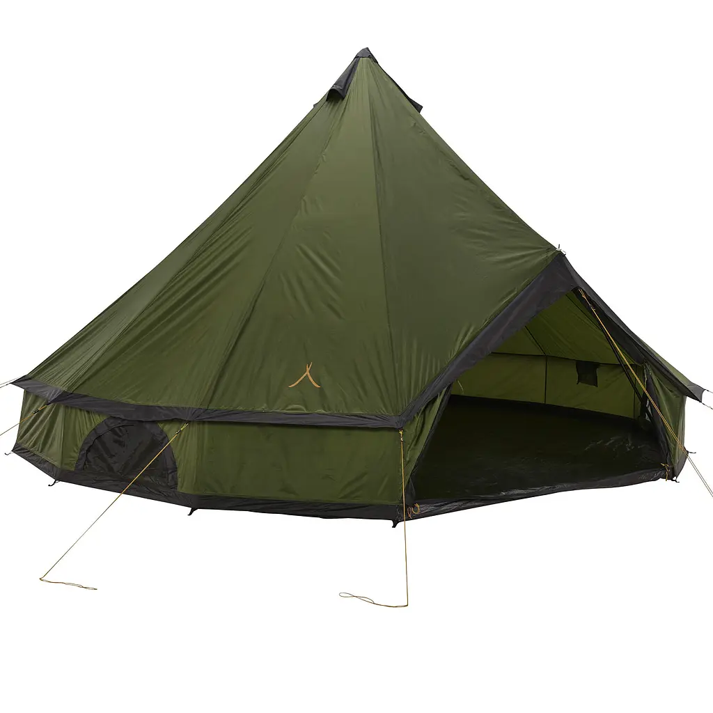 Палатка для кемпинга Grand Canyon Indiana 10 Capulet Olive (330013) 10 человек, Оливковый - фото 9