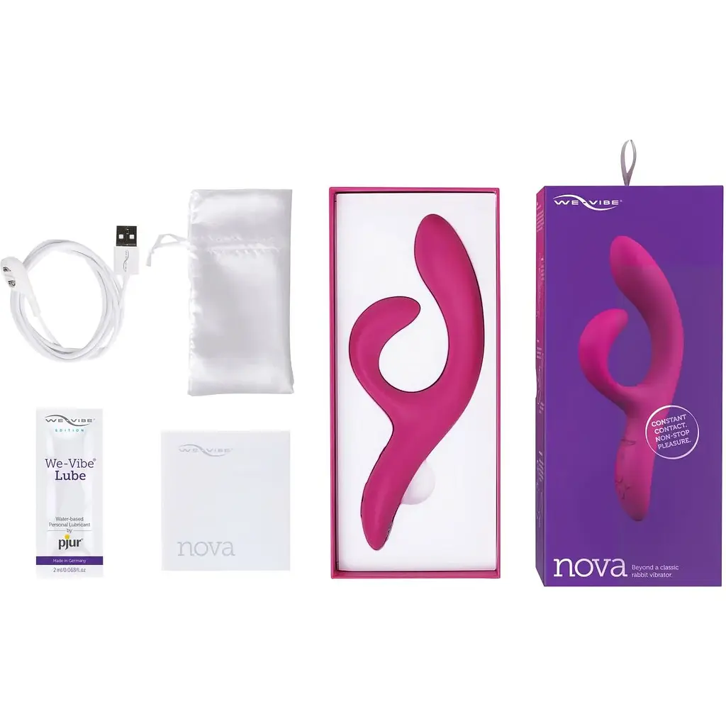 Смарт вібратор-кролик We-Vibe Nova Fuchsia - фото 6