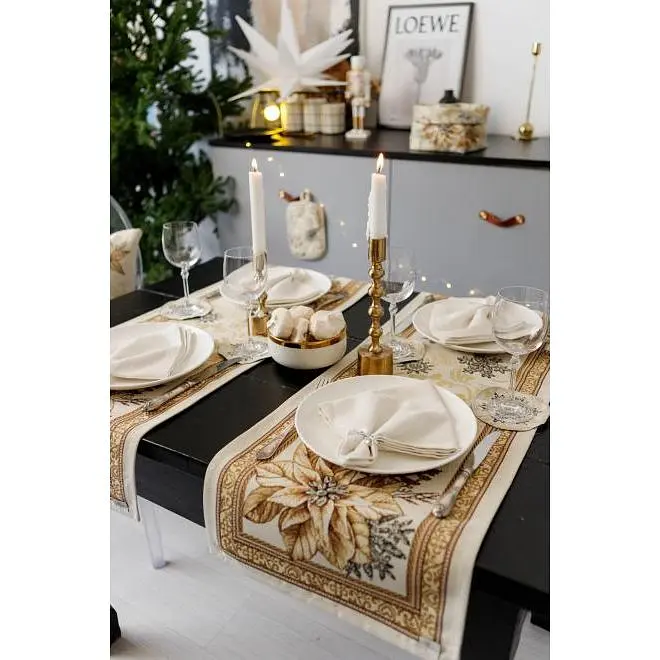 Доріжка гобеленова Прованс Золоте свято 35х100 см (36309) - фото 3