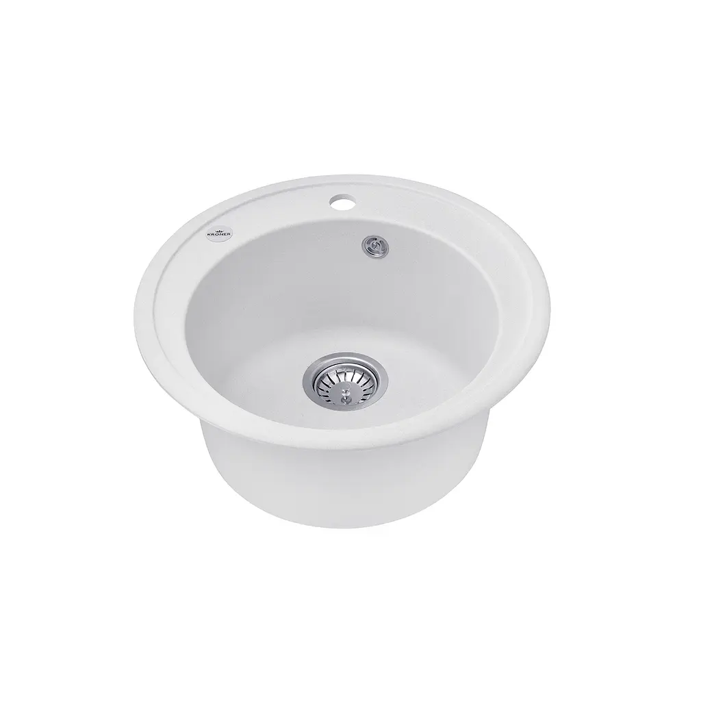 Кухонна мийка Kroner KRP Komposit GRA-510 (CV027407) - фото 2