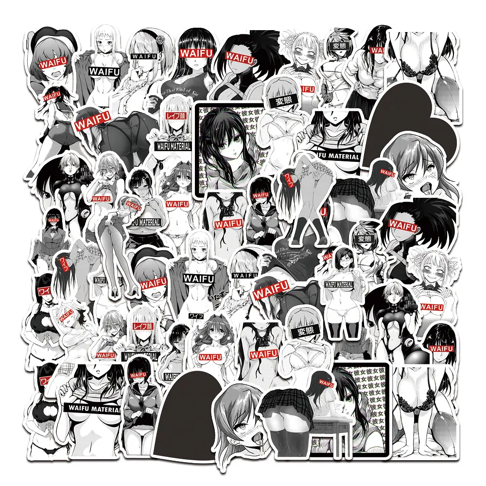 Стікерпак Дівчата Набір наклейок GeekLand Girl 60 штук - фото 2