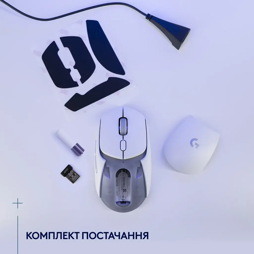 Мишка Logitech G309 Lightspeed Wireless/Bluetooth White (910-007207) - фото 9