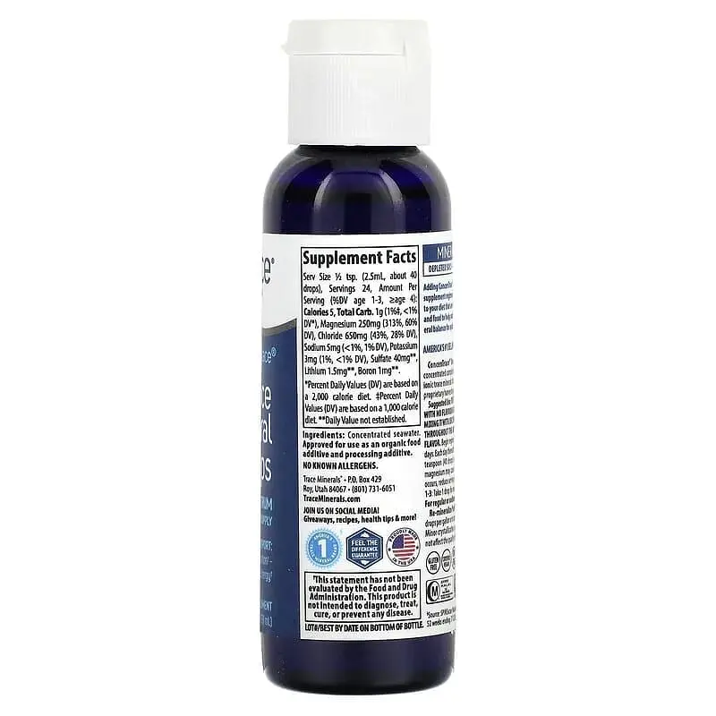 Вітаміни та мінерали Trace Minerals ConcenTrace Trace Mineral Drops 59 мл - фото 2