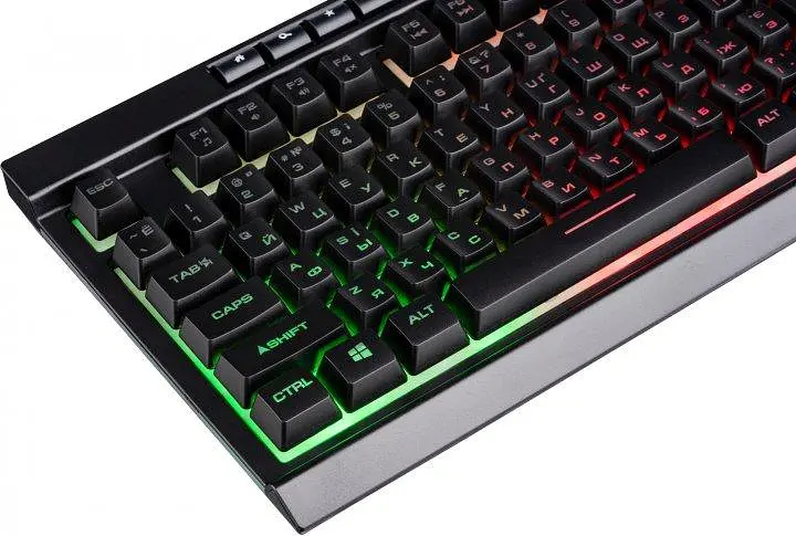 Клавіатура USB 2E KG300 LED Gaming black (2E-KG300UB) UA - фото 2