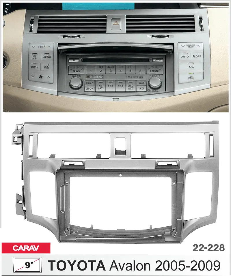 Переходная рамка Toyota Avalon Carav 22-228 - фото 4