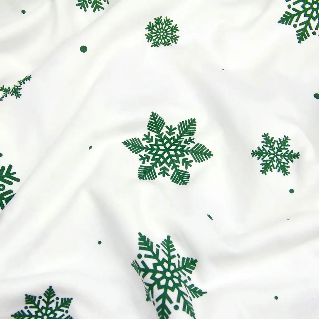 Наволочка фланель 40х60 SNOWFLAKES EVERGREEN COSAS (4822052473948) - фото 4