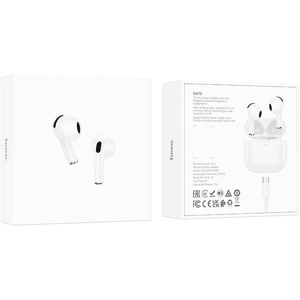 Наушники Hoco EW78 White (6942007631808) [121850] - фото 7