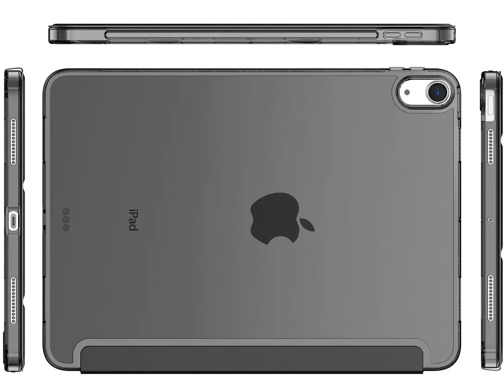 Чохол BeCover Tri Fold Hard для Apple iPad Air 11 M2 2024 Чорний (711412) - фото 3