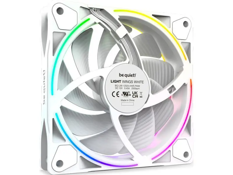 Вентилятор Be quiet! Light Wings White High-Speed 3 pack (BL101) - фото 3