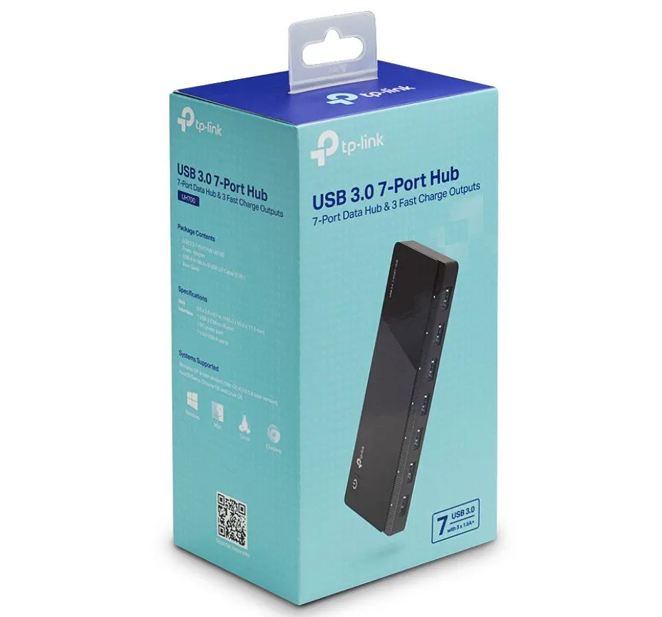Разветвитель USB Hub TP-Link UH-700 7 портов USB3.0 - фото 6