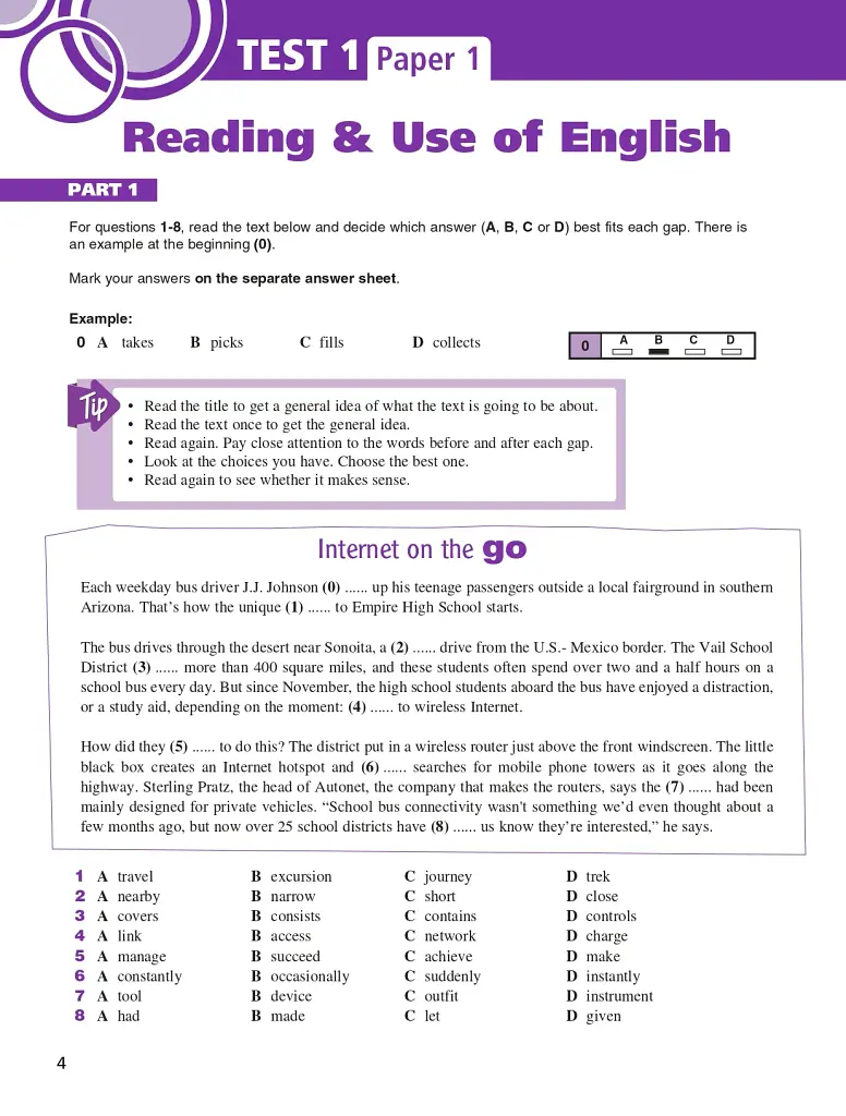 FCE for Schools Practice Tests 2. Student's Book - фото 4