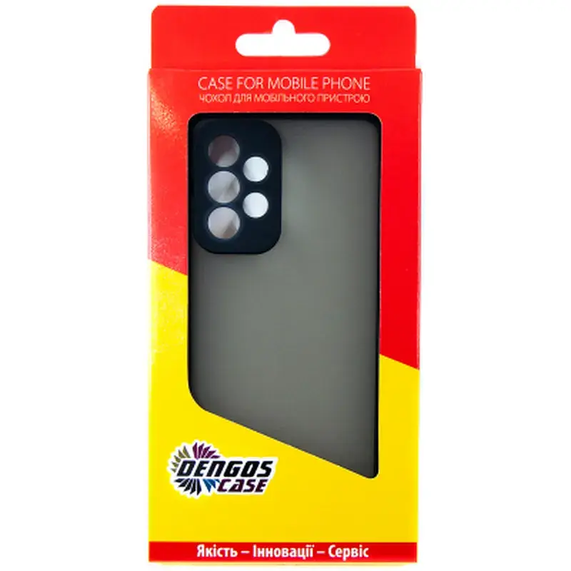 Чохол до мобільного телефона Dengos Matte Samsung Galaxy A33 (black) (DG-TPU-MATT-98) - фото 5