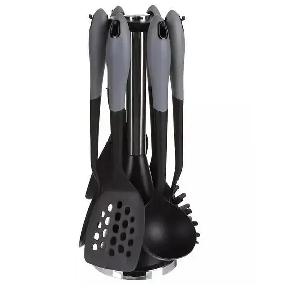 Набір кухонного приладдя Kamille 7 предметів на підставці 5229 (KM-5229) - фото 2