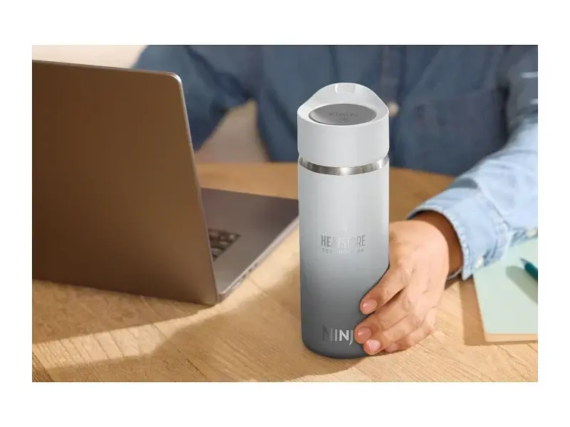 Термокухоль Ninja Sip Perfect Travel Mug 400 мл White (DW1603EUUKWH) - фото 8