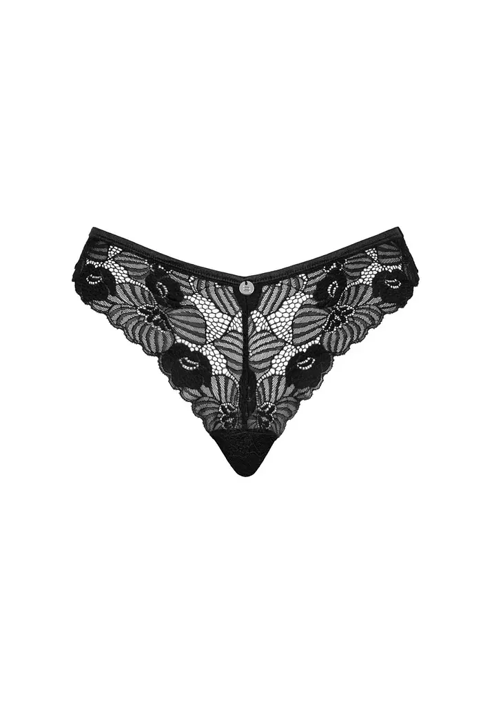 Трусики Obsessive Serena Love XL/2XL черный - фото 7