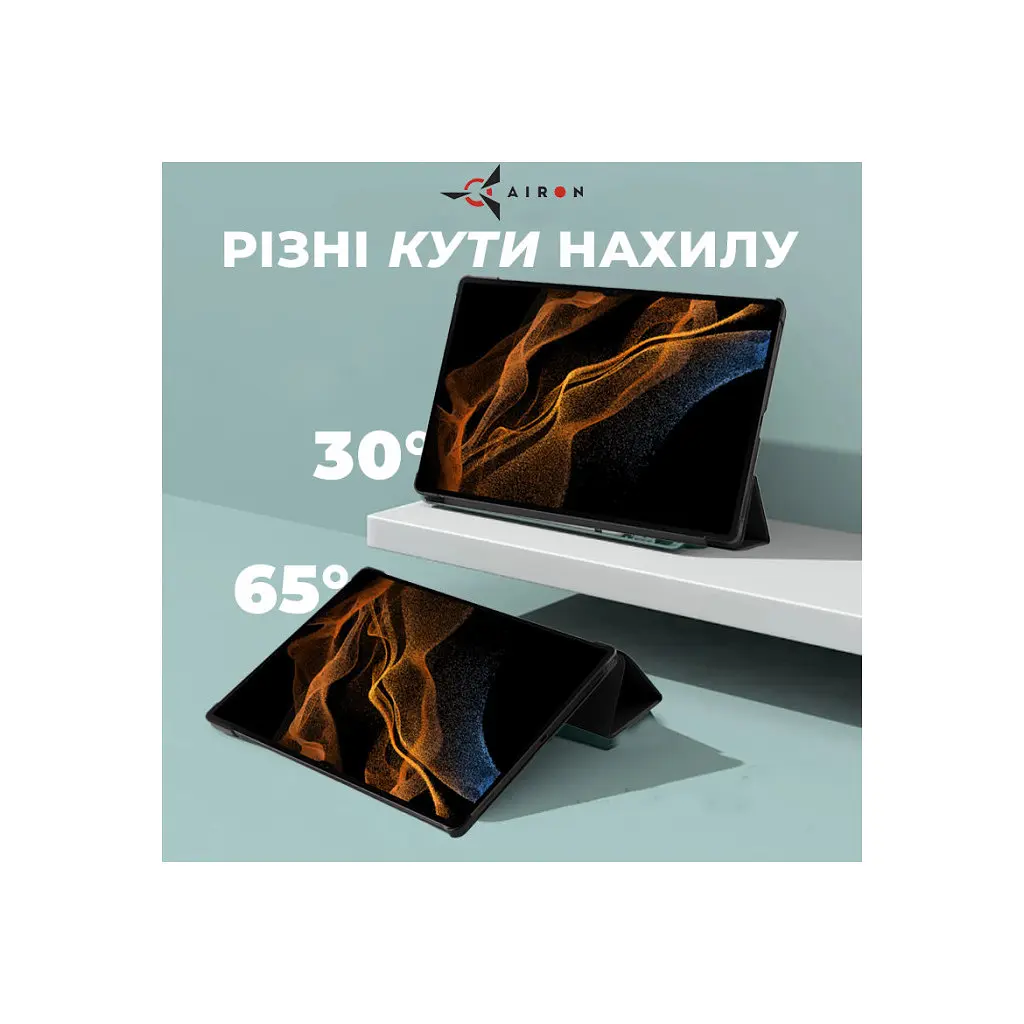 Чохол до планшета AirOn Premium Samsung Galaxy Tab S9 Ultra 14.6'' 2023 + Film black (4822352781111) - фото 3