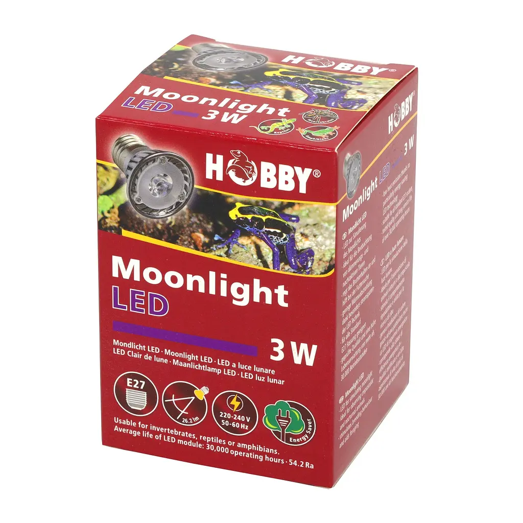 Нічна лампа LED для тераріумів Hobby Moonlight LED 3 W (37595) - фото 2