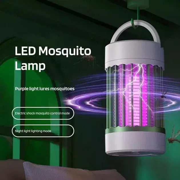 Лампа для знищення комах USB Camping Mosquito Lamp MA553 на акумуляторі - фото 4