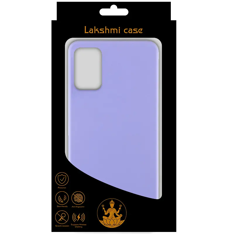 Чохол Lakshmi Silicone Cover (AAA) для Samsung Galaxy A10 (A105F) Бузковий / Dasheen - фото 4