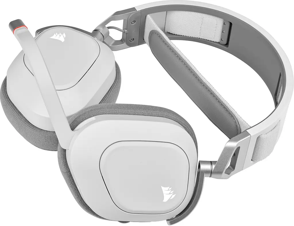 Навушники бездротові ігрові Corsair HS80 RGB Wireless (CA-9011236) білі - фото 4