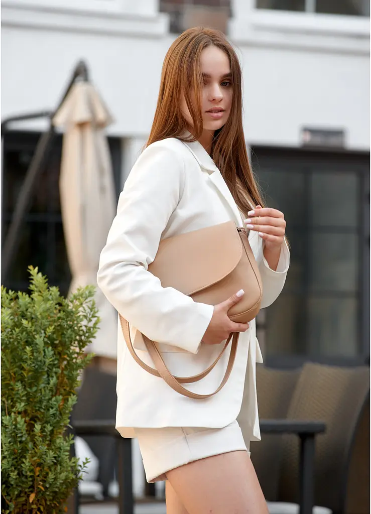 Сумка жіноча Sambag Rose BZN бежевий 20 х 24 х 7 см (94000026) - фото 2