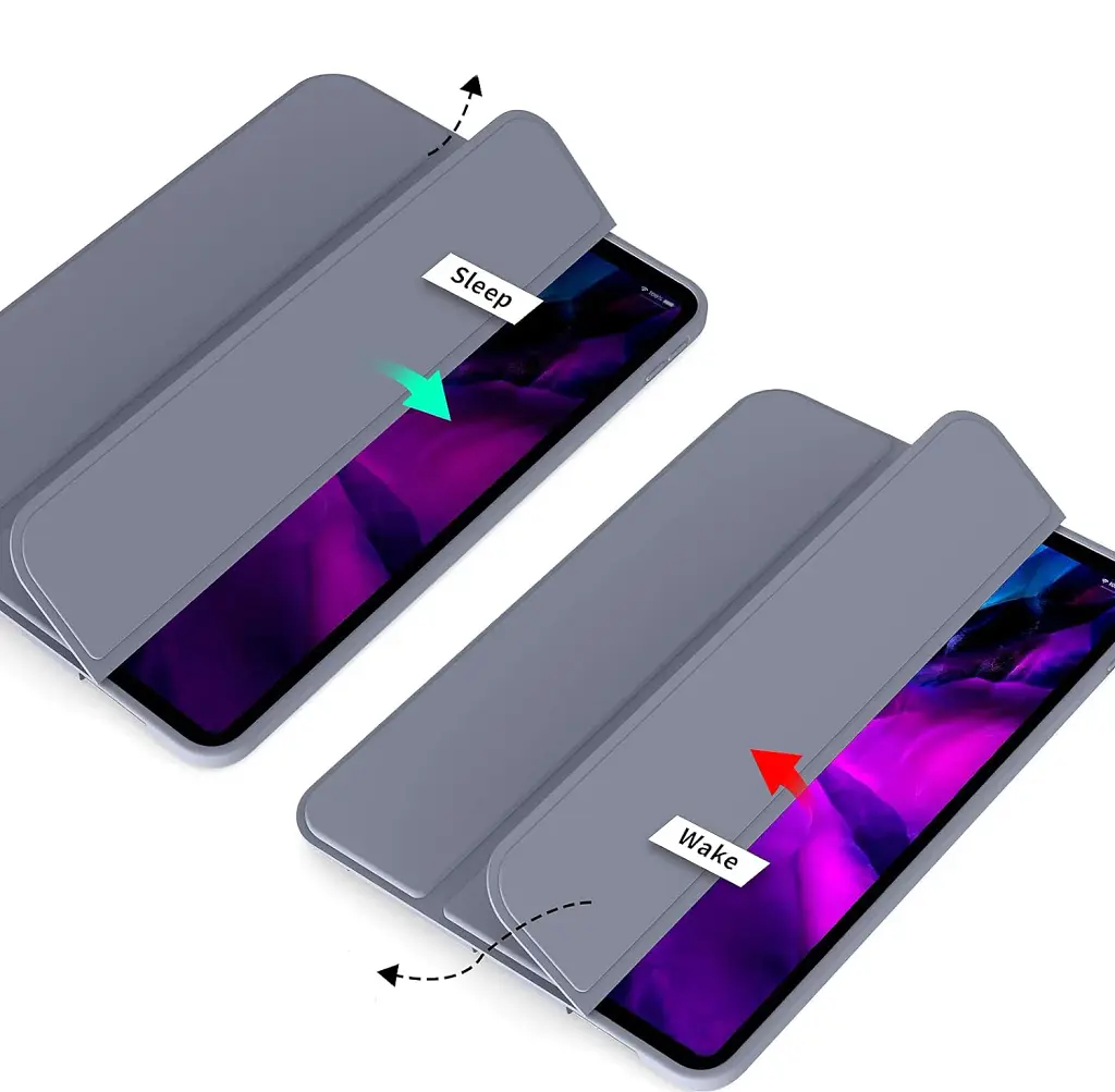 Чохол до планшета BeCover Tri Fold Soft TPU Silicone Apple iPad Air 13" M2/M3 (2024/2025) Purple (711743) - фото 4