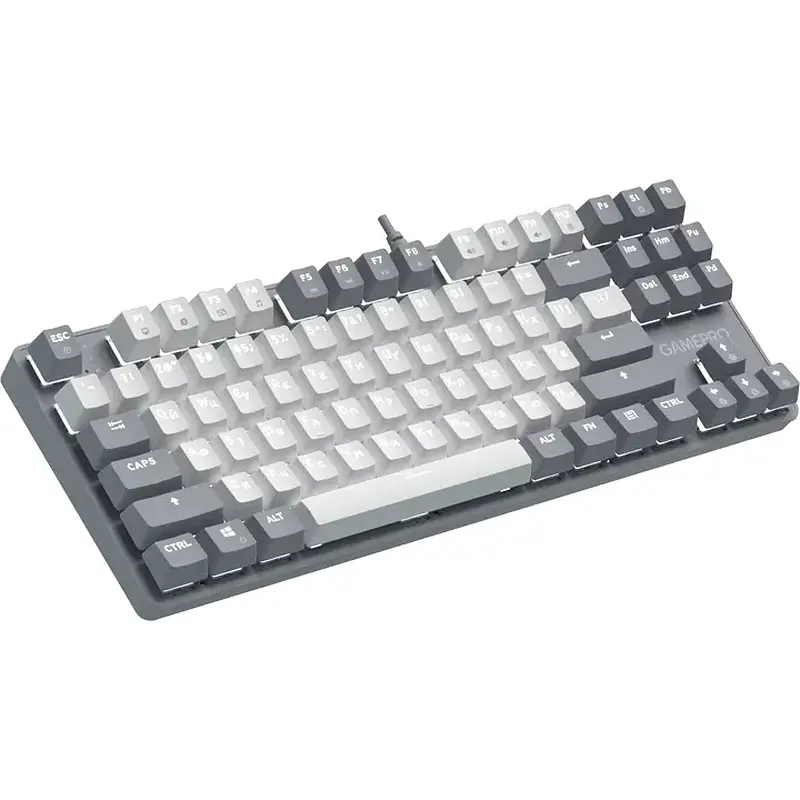 Клавіатура GamePro Genesis Metallic MK110G Red Switches Grey - фото 2