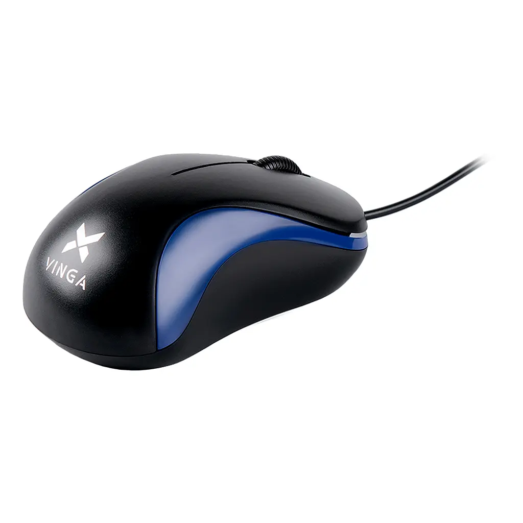Мишка Vinga MS-882 black - blue - фото 3