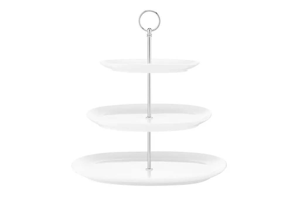 Блюдо 3-х ярусное , 32х32см, фарфор, белый ARDESTO kuh0014827 - фото 10
