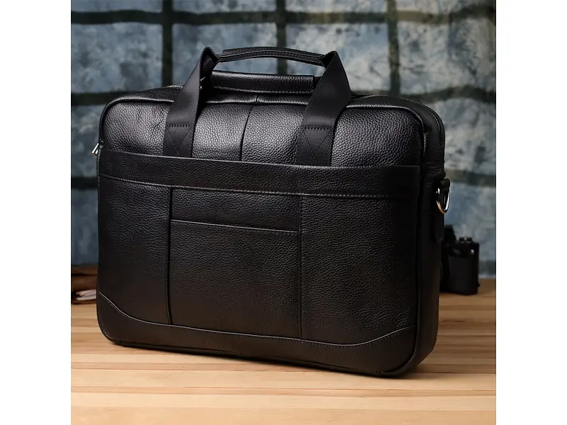 Діловий портфель для чоловіків із натуральної шкіри Vintage 39×29×8 см sum0027441 - фото 9