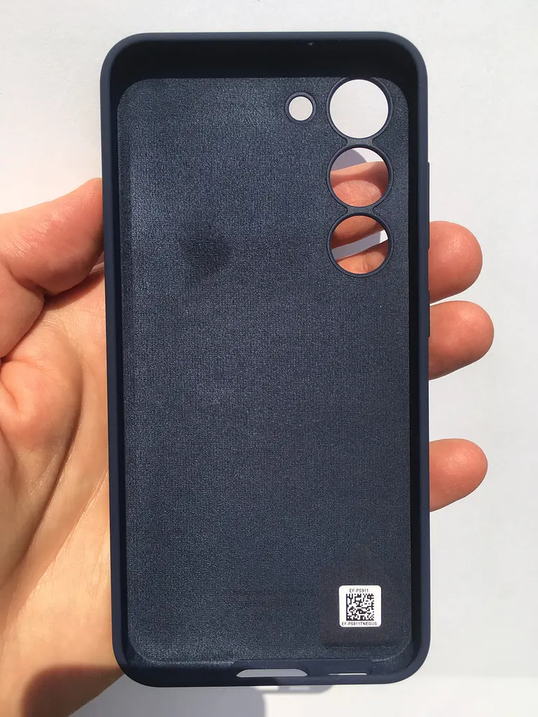 Оригінальний силіконовий чохол для Samsung Galaxy S23 (S911) Samsung Silicone Case EF-PS911TNEGUS Navy - фото 7