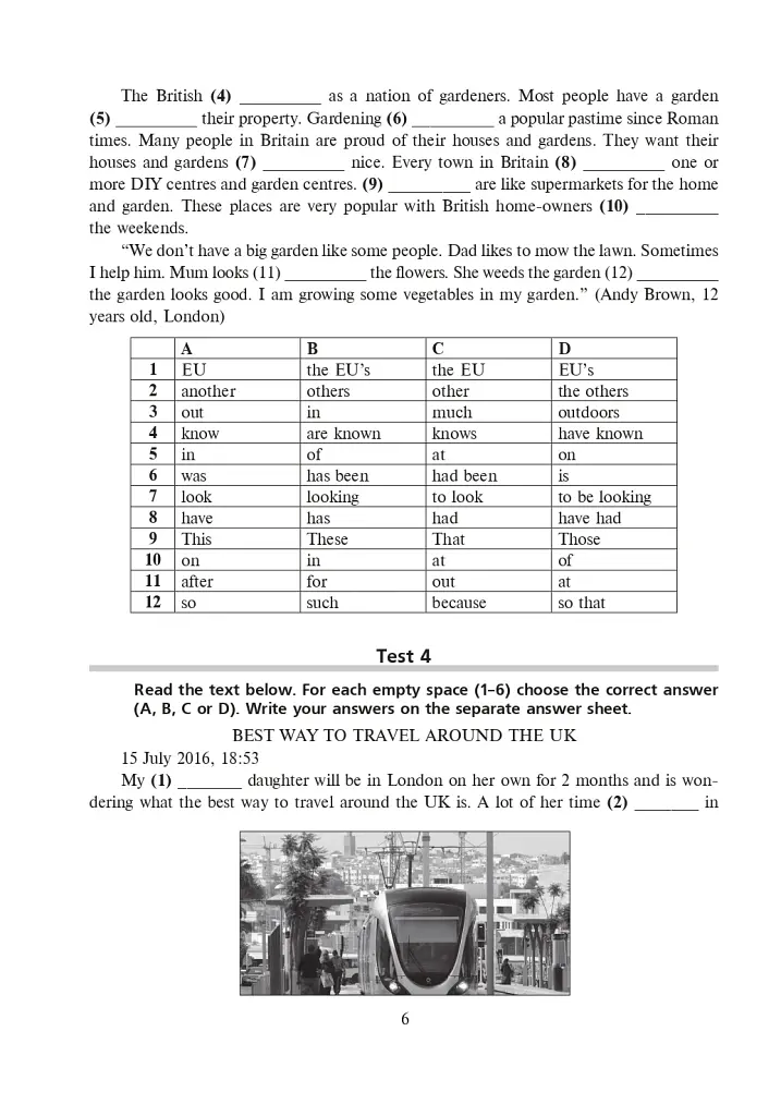 English Exam Focus. Tests. Підготовка до ЗНО - фото 5