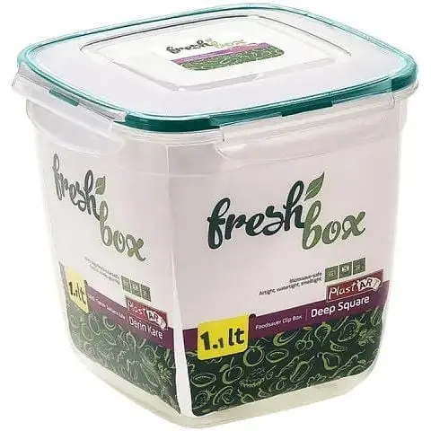 Контейнер Irak Plastik Fresh Box квадратный 1.1 л прозрачный (LC150) - фото 2