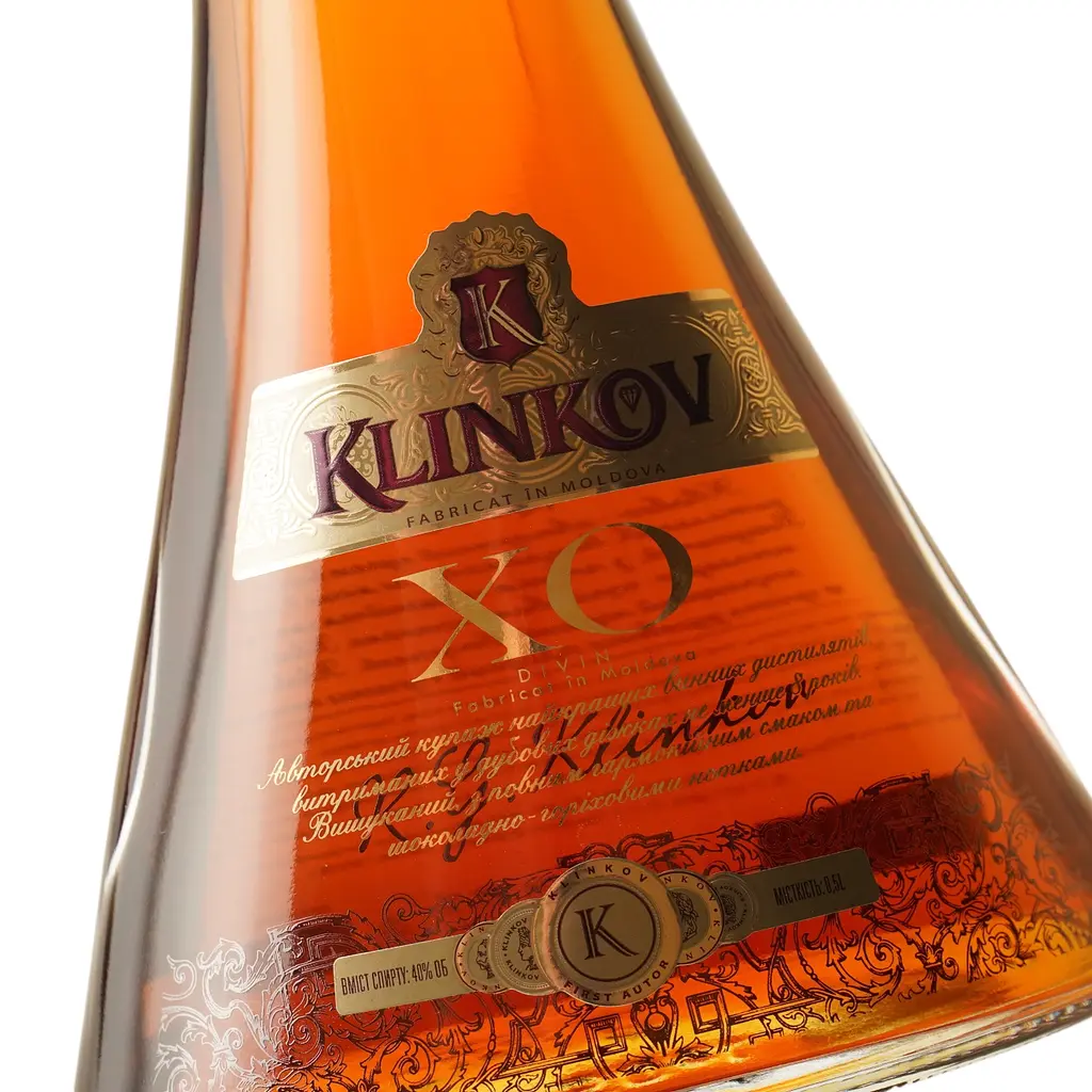 Бренді Klinkov XO 40% 0.5 л в тубусі - фото 6