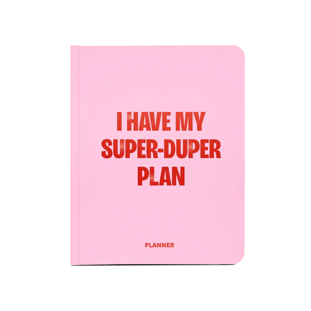 Планер «I HAVE MY SUPER-DUPER PLAN» рожевий
