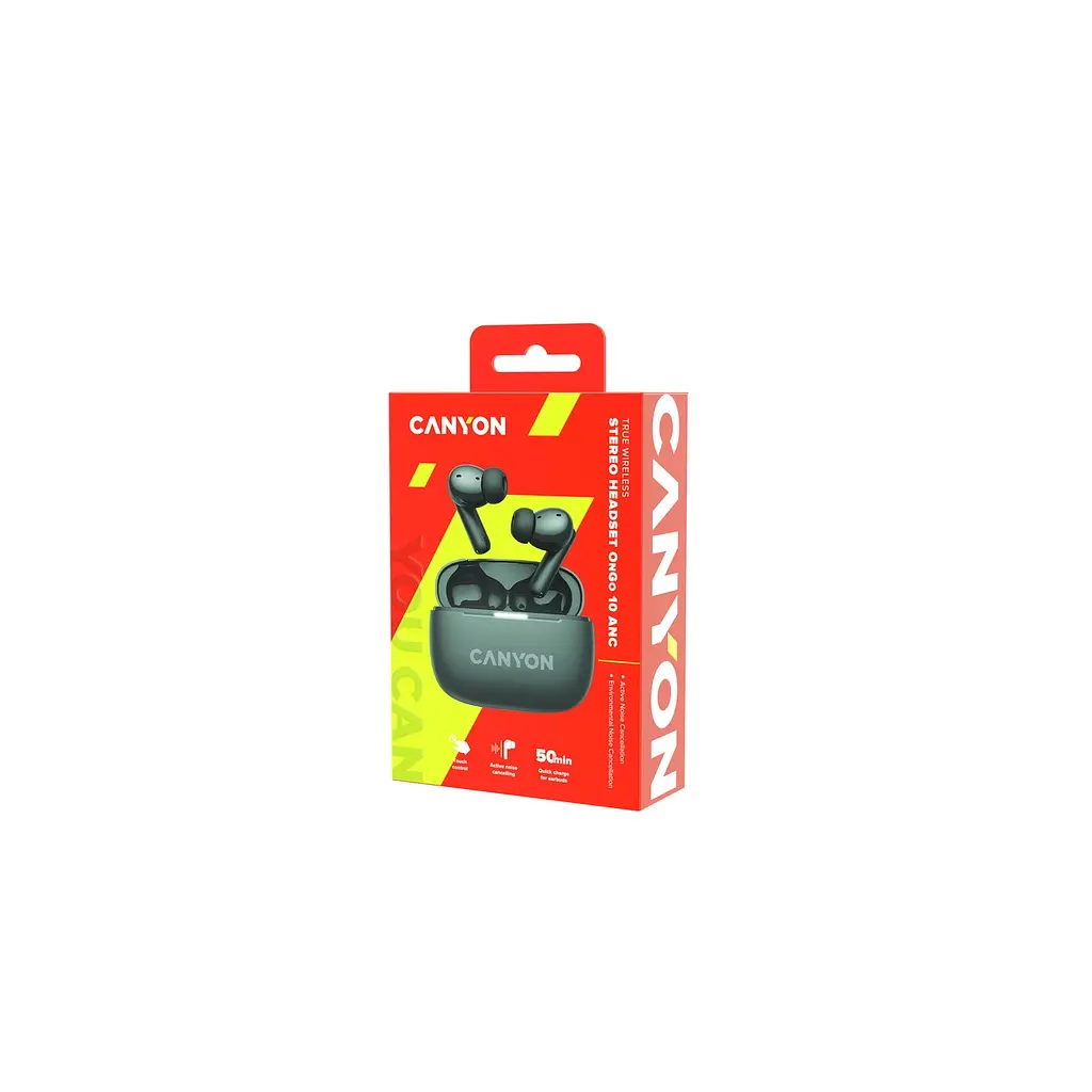 Навушники Canyon TWS-10 OnGo ANC ENC Graphite (CNS-TWS10B) - фото 6