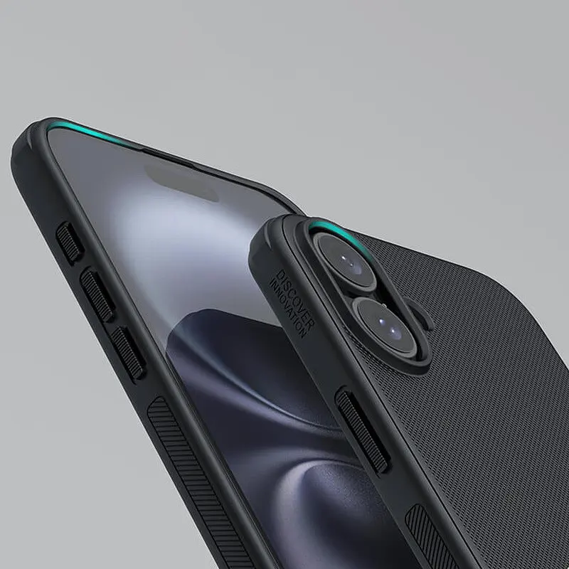 Чохол Nillkin Matte Magnetic Pro для Apple iPhone 16 (6.1) Чорний / Black - фото 7