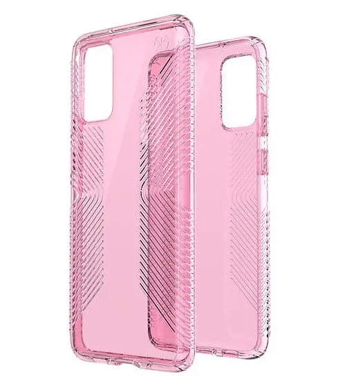 Чохол прозорий протиударний Speck Presidio Perfect Clear Grip Samsung Galaxy S20 Plus (6.7") Pink - фото 2