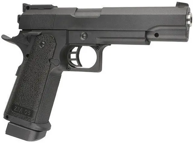Дитячий пістолет CYMA ZM05 металевий з пульками 6 мм, набір для гри - фото 2