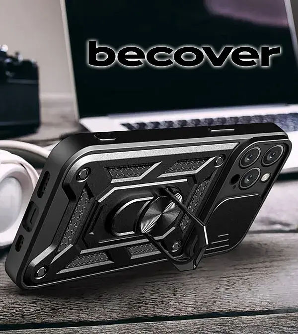 Панель BeCover Military для iPhone 15 Pro Black (709953) - фото 3
