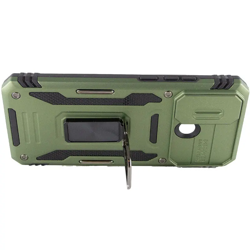 Ударостійкий чохол Epik Camshield Army Ring для Xiaomi Redmi 9C / 10A Оливковий / Army Green - фото 5