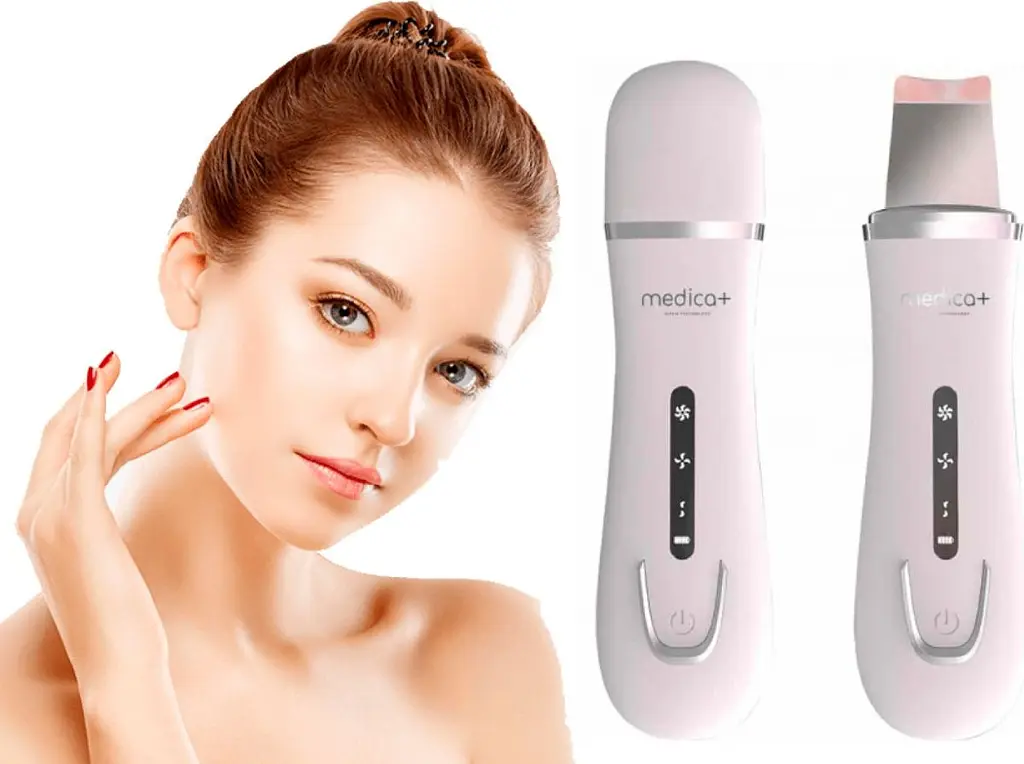 Ультразвуковий скрабер для чищення обличчя Medica+ VibroSkin 5.0 [79704] - фото 5