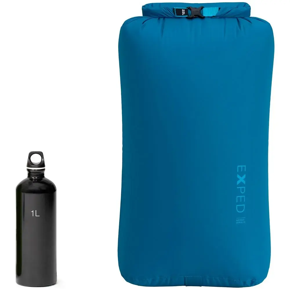 Гермомешок Exped Drybag Versa 22 синий - фото 2