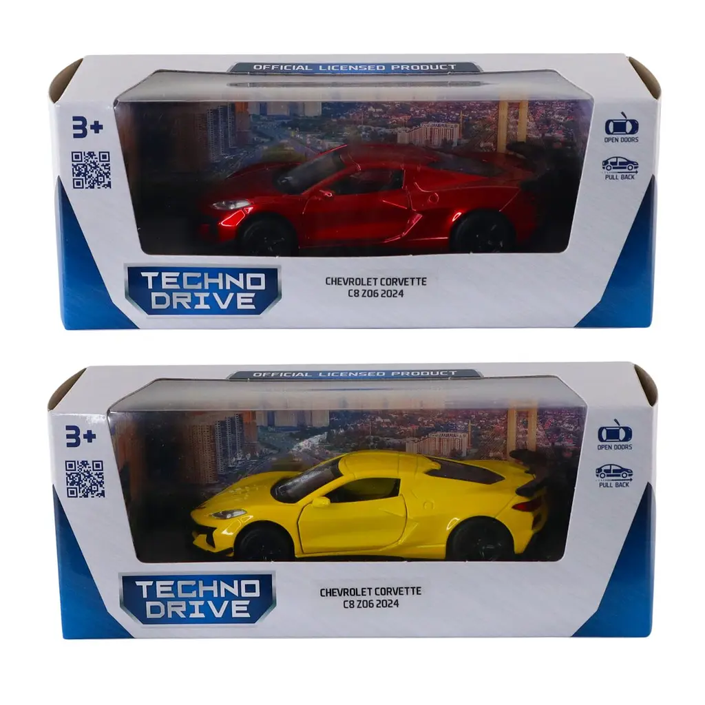 Автомодель – CHEVROLET CORVETTE C8 Z06 2024 TechnoDrive 250310 Різнокольоровий shop (6900007601344) - фото 3