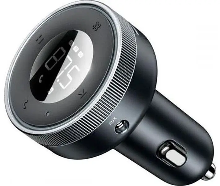 FM-трансмітер Baseus Enjoy Car Wireless MP3 Charger Wireless 5.0+5V/3.4A Black (CCLH-01) [61086] - фото 2