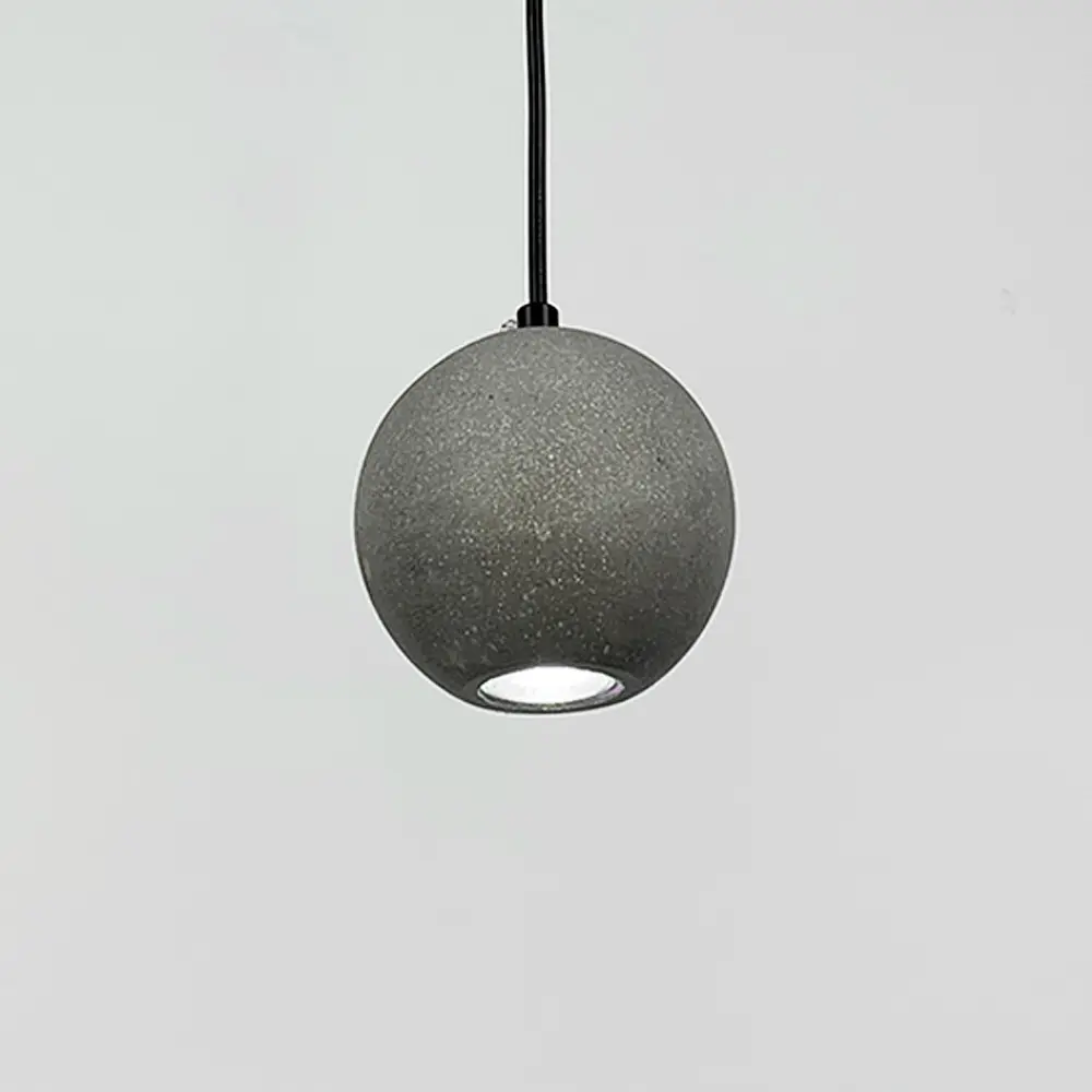 Підвіс MOON CONCRETE у вигляді сірої бетонної кулі Line.F MJ 169-100 GR - фото 4