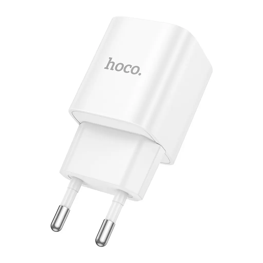 Зарядний пристрій HOCO C147A Charm 1xUSB-C PD20 Вт + 1xUSB QC3.0 білий (6942007630276) - фото 3