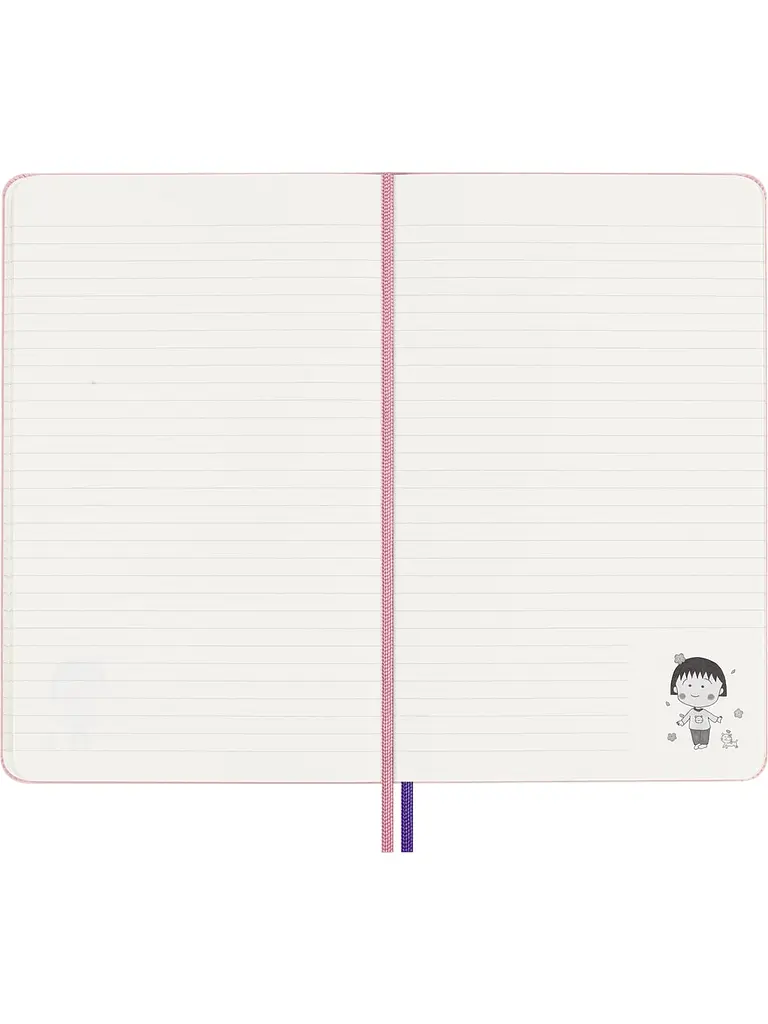 Блокнот Moleskine Sakura x Momoko середній у лінійку канва (LESU07QP060NB) - фото 3