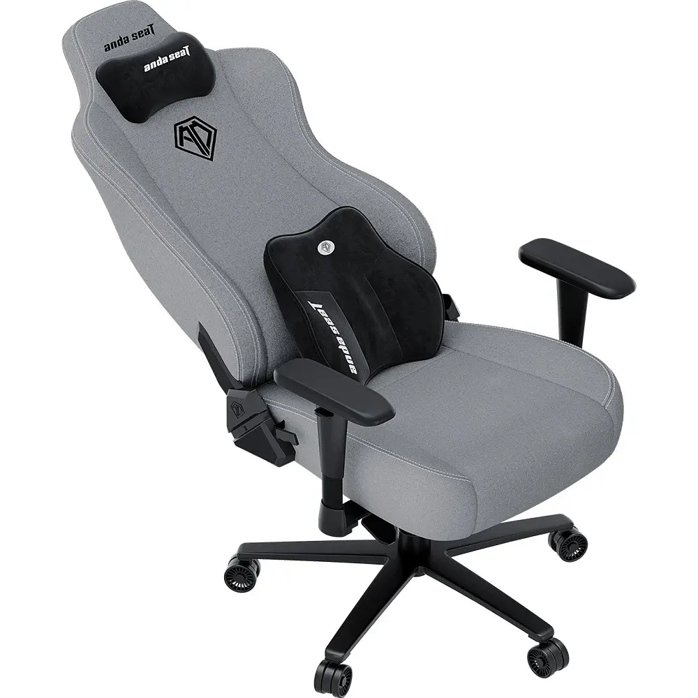 Крісло для геймерів Anda Seat Novis Plus Size XL Fabric Grey (AD23YC-XL-01-G-F-G04) - фото 7