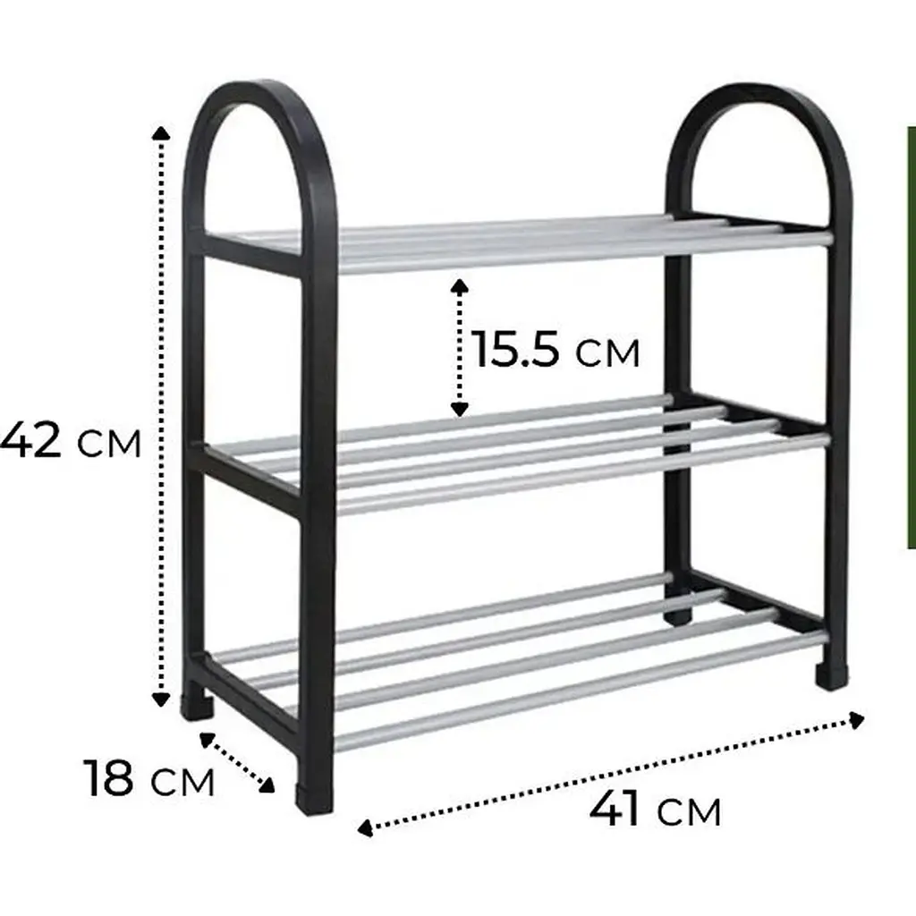 Стелаж для взуття Supretto, 3 яруси (5625) - фото 4